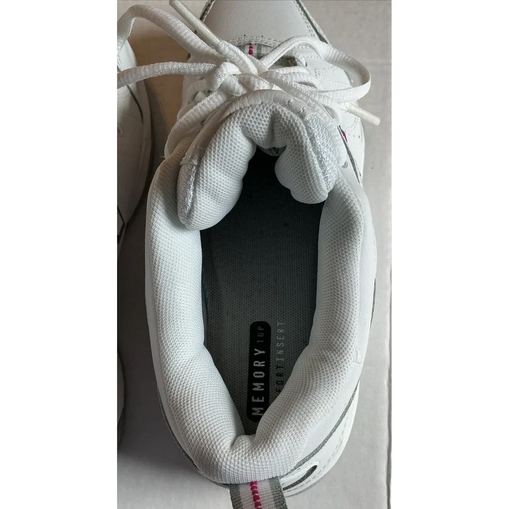 New Balance Women's 619 White & Pink ( WX619WP ) In Size 7.5 B - Picture 11 of 16